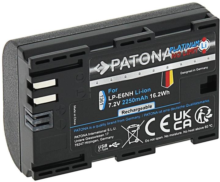 Produktbild Patona Platinum LP-E6NH (Akku)