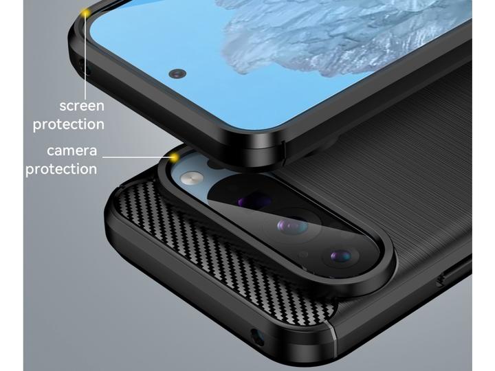 Actual product image Screenguard Carbon Brushed Soft TPU (Google Pixel 9 Pro)