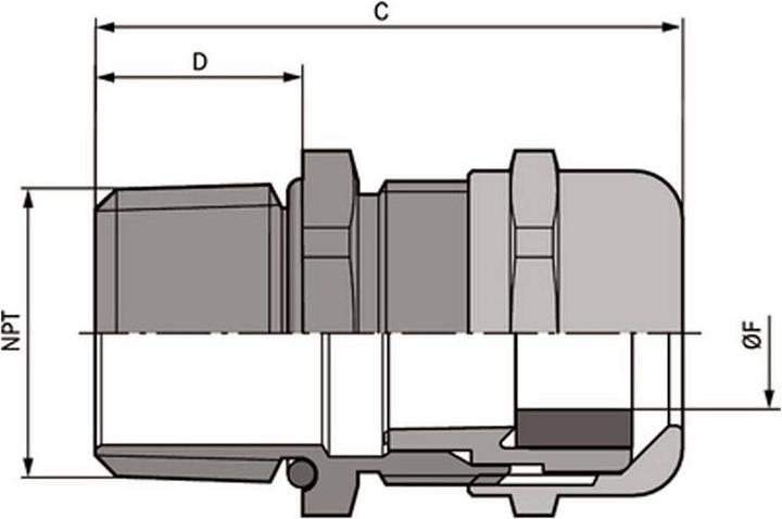 Actual product image Lapp Cable gland with strain relief