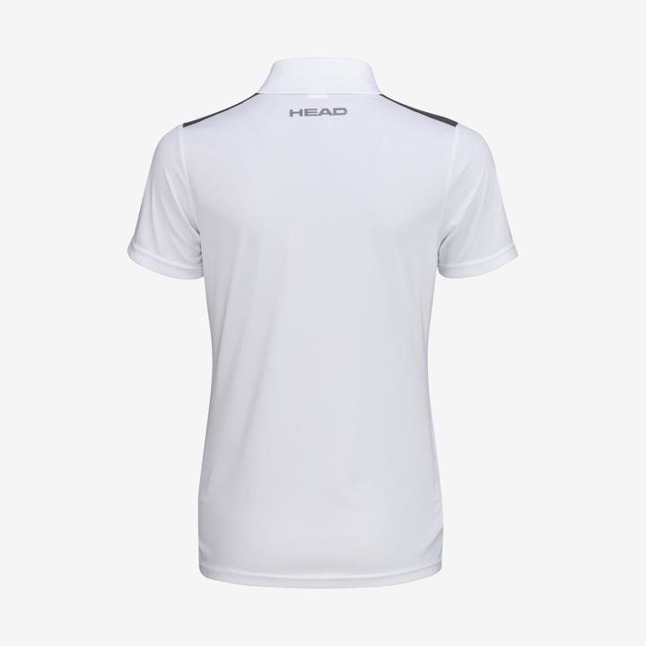 Produktbild Head Club Tech Polo Shirt W weiss/dunkelblau (XL)