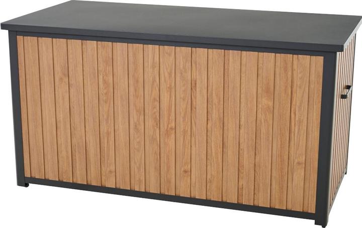 Produktbild Siena Garden SABANO Kissenbox 159x79x83cm Alu, matt-anthrazit, HT woodlook