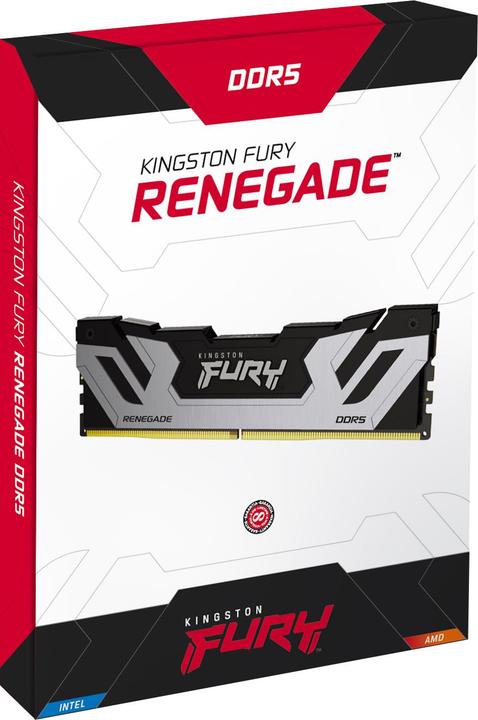 Produktbild Kingston 48GB 8800MT/s DDR5 CL42 CUDIMM Kit of 2 FURY Renegade Silver (2 x 24GB, 8800 MHz, DDR5-RAM, CU-DIMM)
