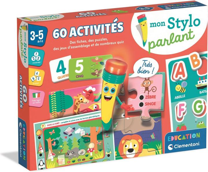 Produktbild Clementoni New Pens Talking + 60 Activities (F) (Französisch, 3 - 5 Jahre)