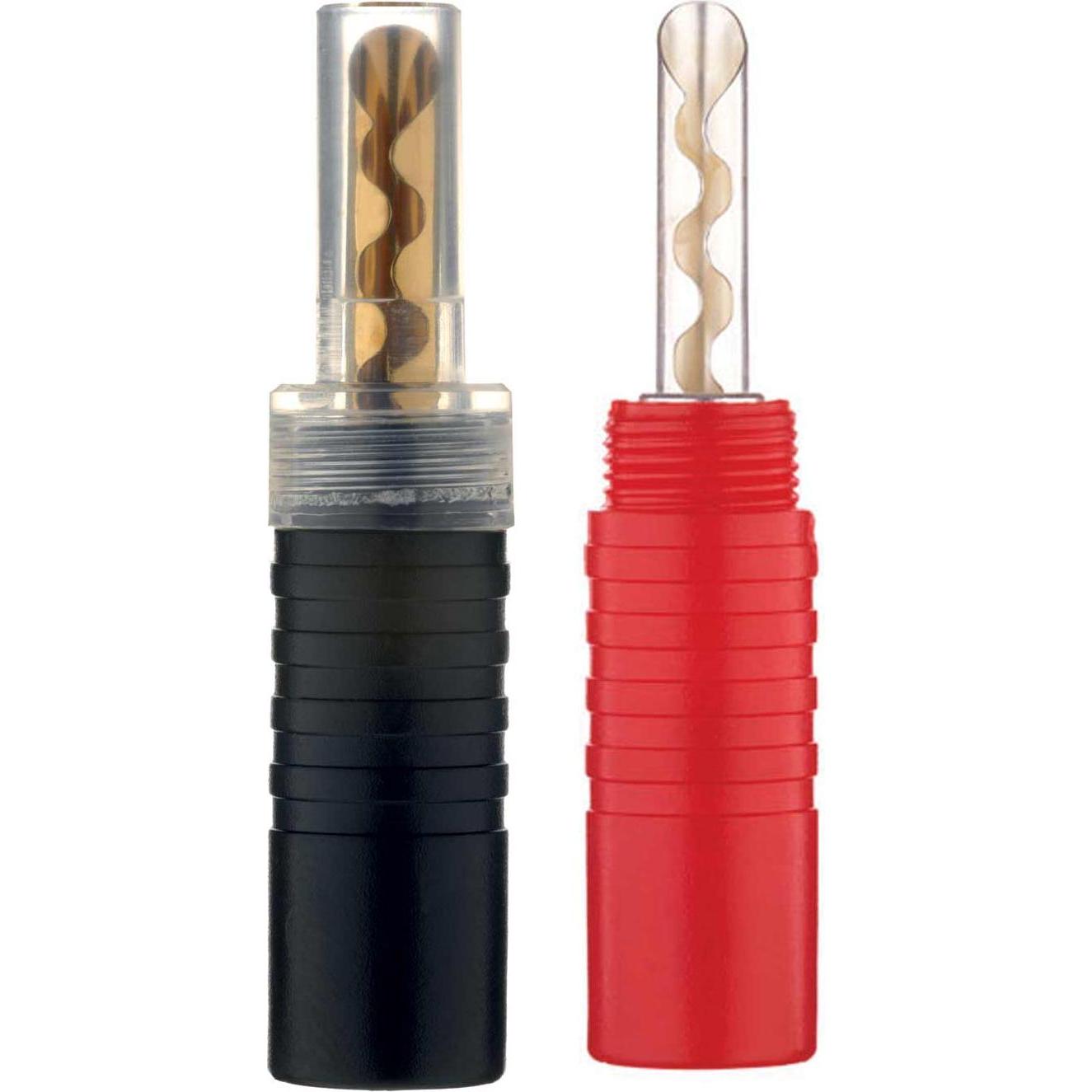 Inakustik Exzellenz BFA Banana, Audio Stecker, Rot, Schwarz