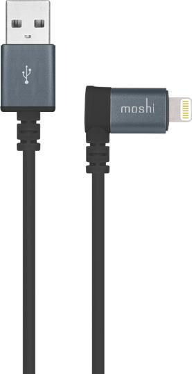 Immagine prodotto Moshi Cavo da fulmine a USB con connettore a 90 gradi - Nero (1.50 m, USB 2.0)