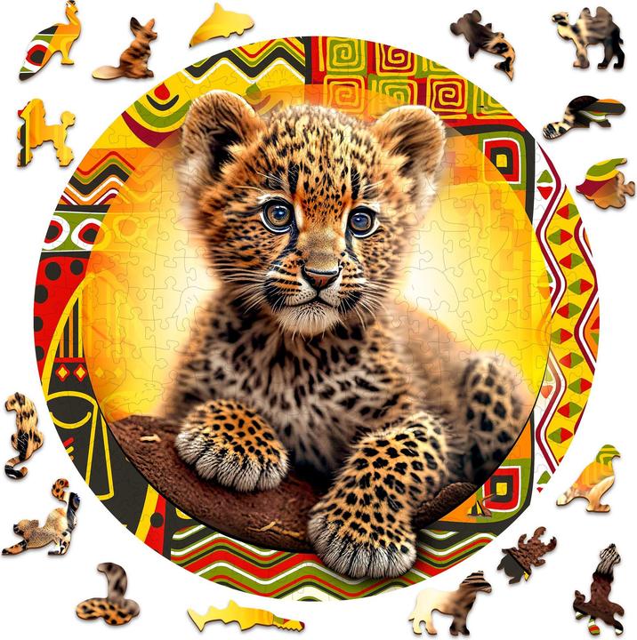 Produktbild WoodenCity Cute Little Leopard (250 Teile)