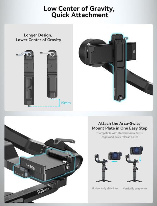 Image du produit SmallRig Poignée Sling (Poignée Gimbal)