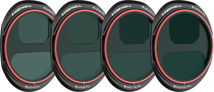 Freewell Mavic 4 Pro Split ND/PL Filters Bright Day - 4 Pack (Drone filters, Dji Mavic 4 Pro)