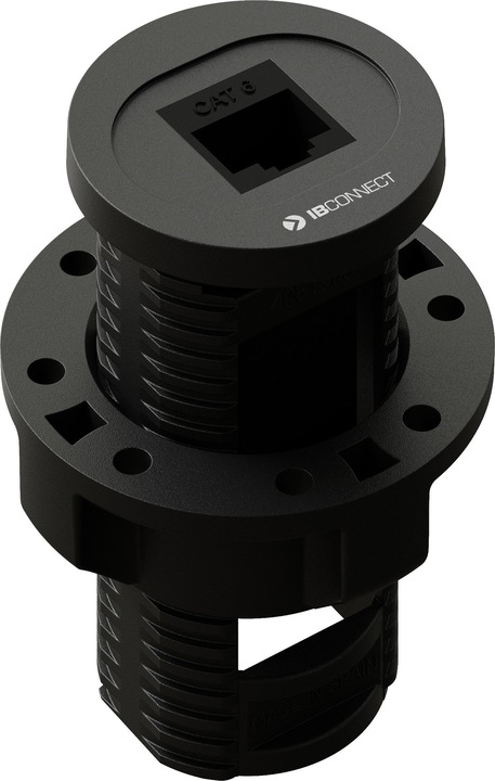 Immagine prodotto IB Connect Ciabatta elettrica BIT nera 1x RJ45 Cat 6 UTP
