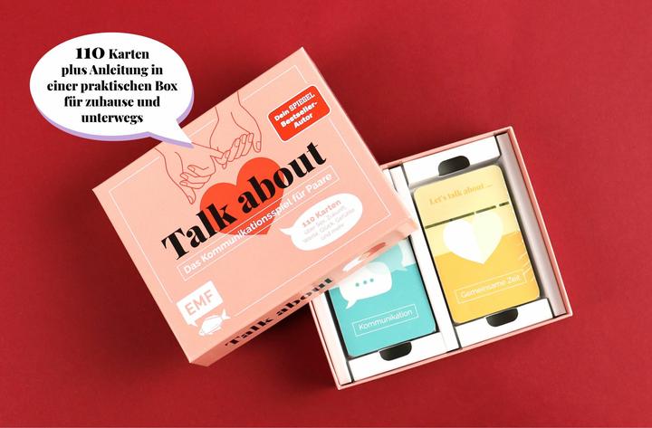 Image du produit Jeu de cartes : Talk about - le jeu de communication pour les couples (Jeu de cartes, Allemand)
