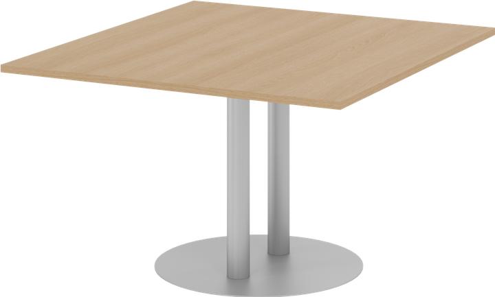 Hammerbacher Verbindungsplatte KT12S eiche, silber rechteckig 120,0 x 130,0 x 74,0 cm