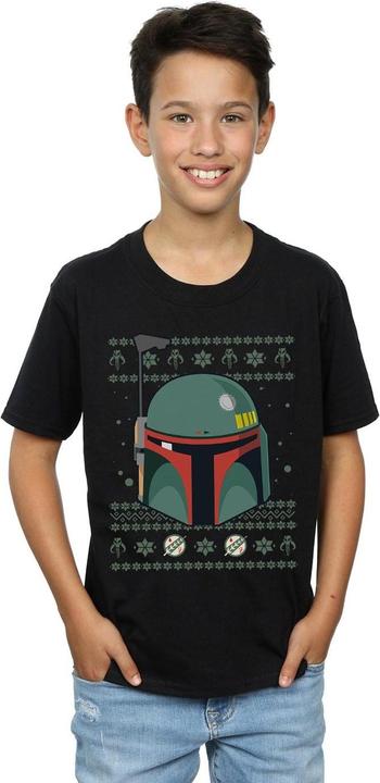 Produktbild Star Wars Boba Fett Christmas TShirt Jungen (140, 146)