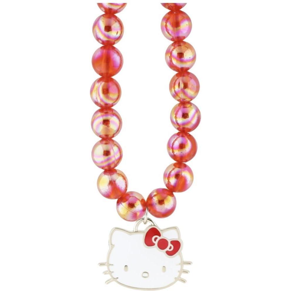 Hello Kitty Pearls Kitty Head Universal Hand Strap - red (HKSTBER)