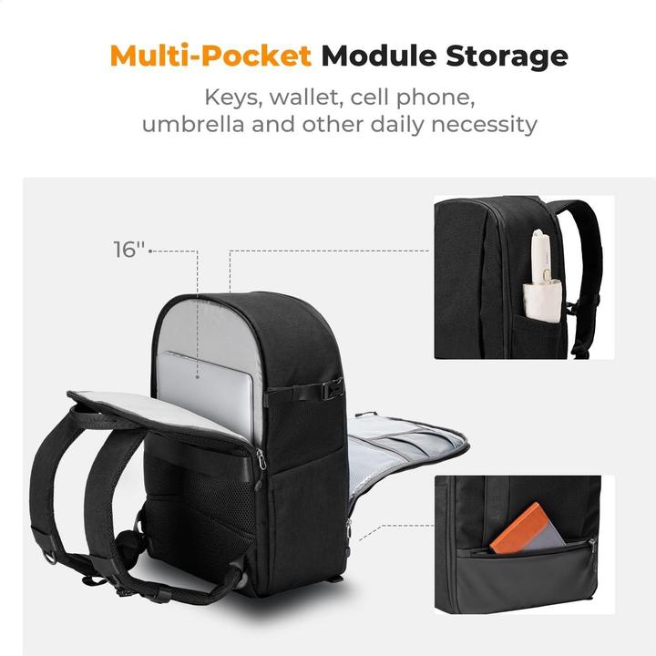 Actual product image K&F Concept KF Concept Kf13044v10 Unisex Camera Backpack (Photo backpack)