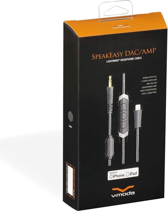Produktbild V-Moda 3-Button SpeakEasy Lightning Kabel