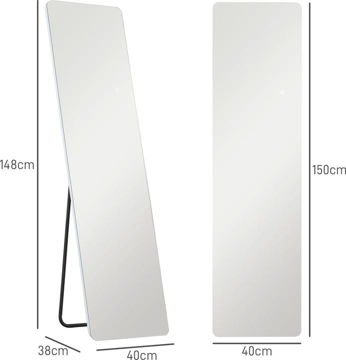 Immagine prodotto Homcom Specchio a figura intera (40 x 150 cm)
