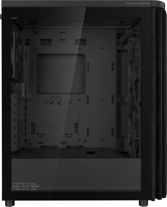 Produktbild ASUS Case PROART PA401 WOOD TG PWM BLACK (ATX)