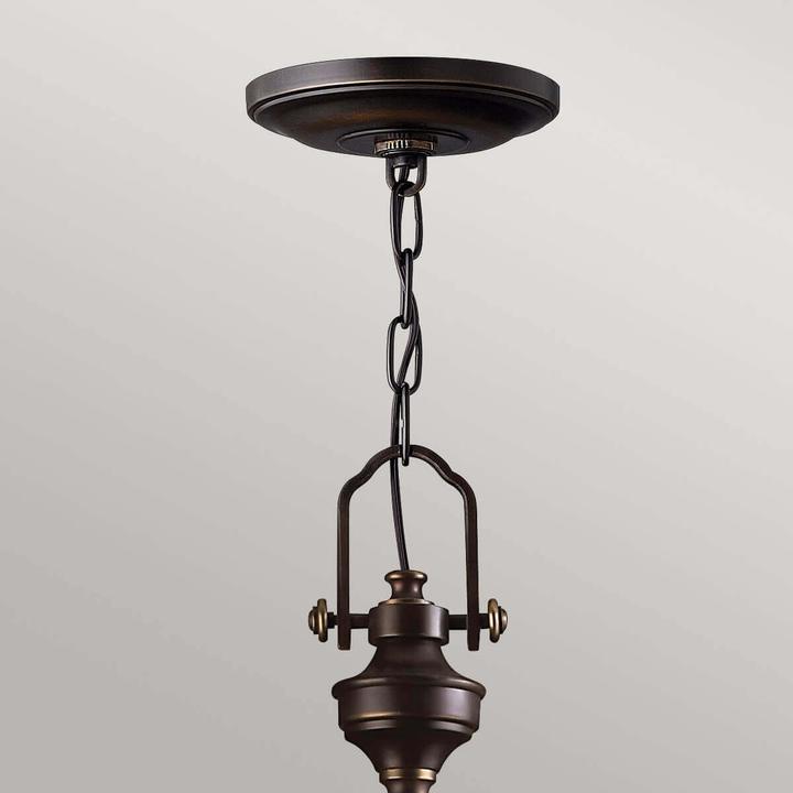 Immagine prodotto Elstead Lighting Lampada a sospensione Mayflower E27 tripla in bronzo antico (E27)