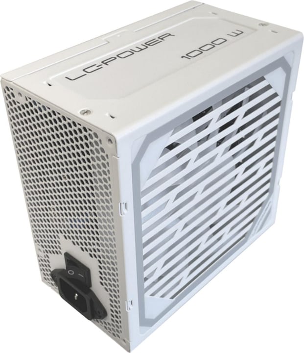Produktbild LC-Power Netzteil 1000W LC1000MW Modular V3.1 (80+Gold)white (1000 W)