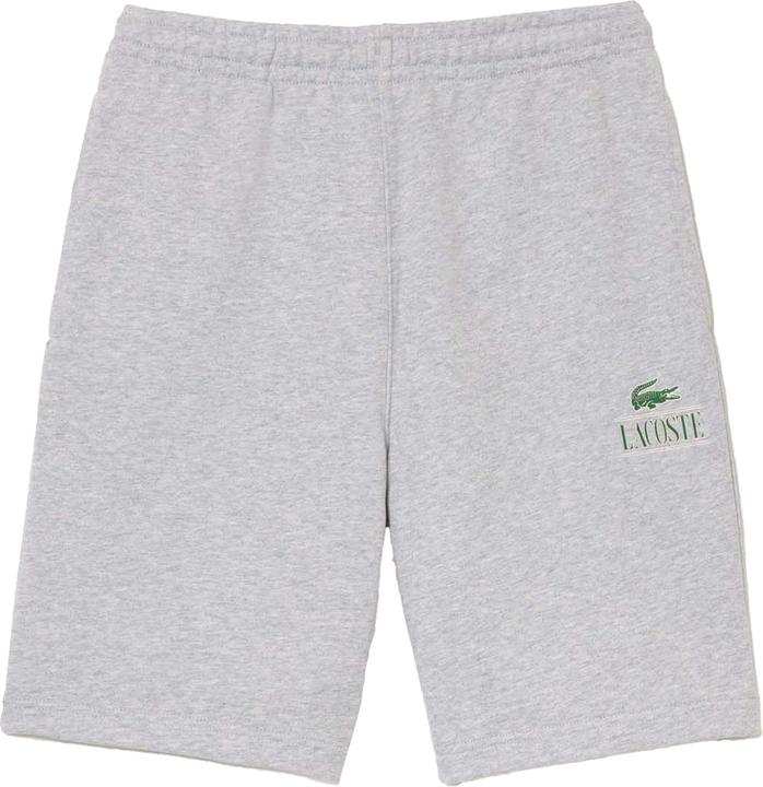 Actual product image Lacoste Unisex Adult Fleece Printed Signature Shorts (XS)