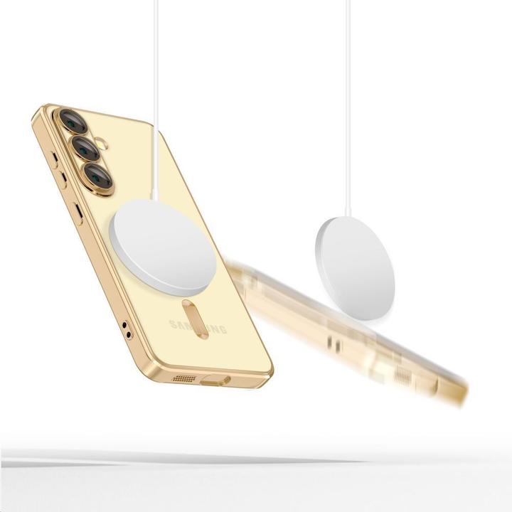 Produktbild Tech-Protect MagFlex MagSafe Case for Samsung Galaxy A56 5G - Transparent Gold (Samsung Galaxy A56)