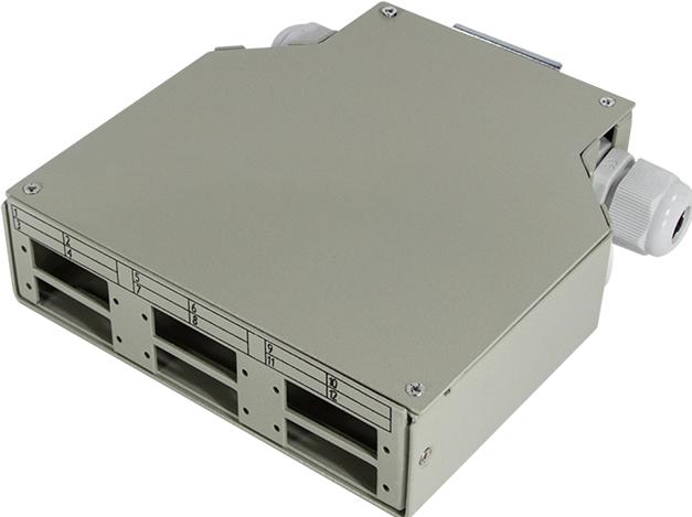 Produktbild LogiLink LWL Hutschienen Spleiábox fr LC- oder SC-Kupplung
