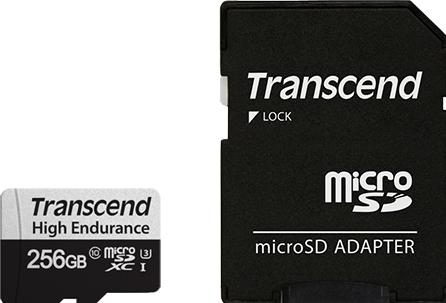 Produktbild Transcend High Endurance (256 GB, microSDXC, U3, UHS-I)