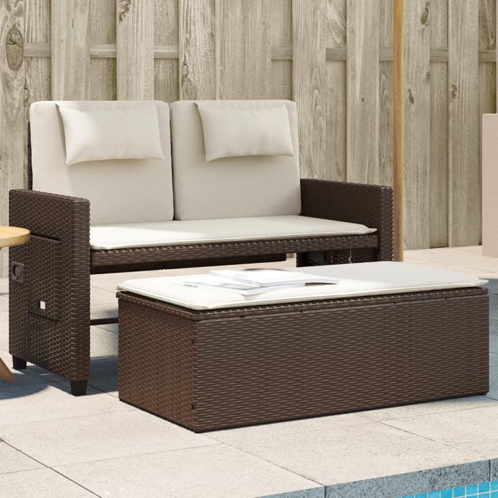 Image du produit vidaXL Ensemble salon de jardin 10 pièces avec coussins
