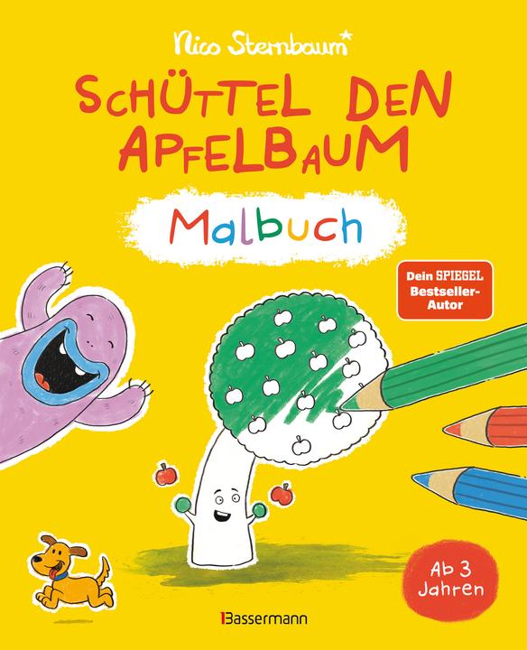Produktbild Schüttel den Apfelbaum - Malbuch