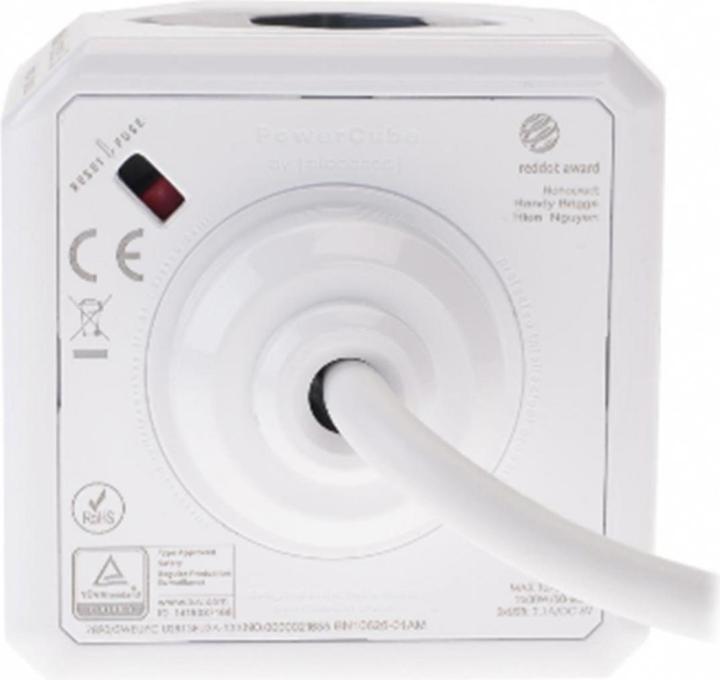 Produktbild Allocacoc PowerCube Extended S+ (4x, Typ 13, USB-A, 1.50 m)