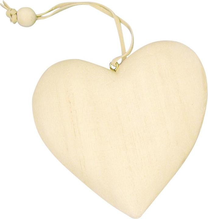 Immagine prodotto Rayher Ciondolo in legno naturale a forma di cuore rustico Ø 10,0 cm