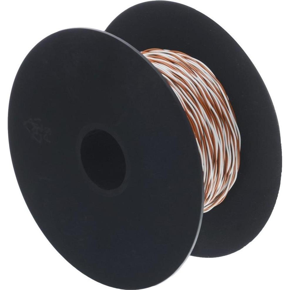 Cobinet, Kabelleitung, YV 2x0.5/0.9 weiss/braun 100 m (100 m)