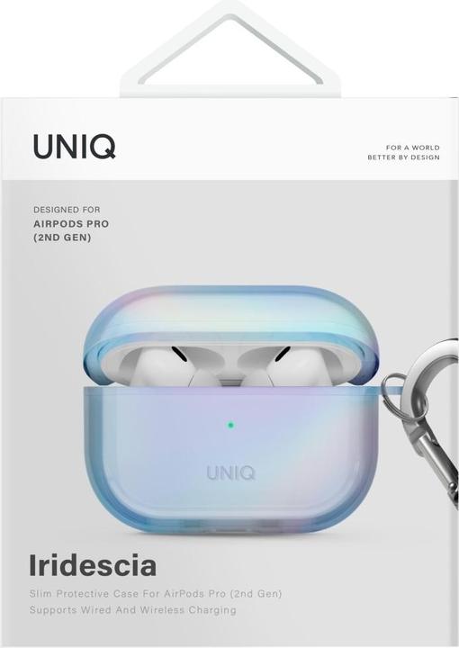 Produktbild Uniq Case Iridescia for AirPods Pro 2 Hang Case blue (Kopfhörer Tasche)