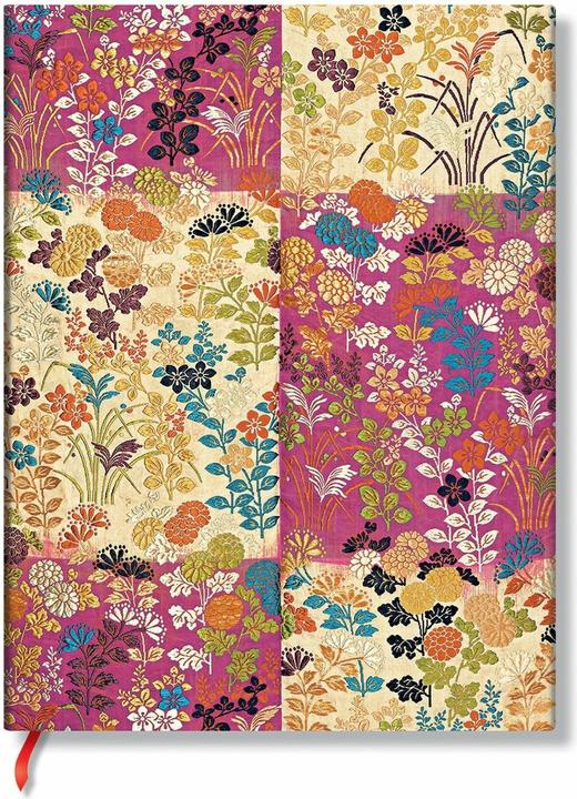 Image du produit Paperblanks Carnet de notes Kara-ori 12 x 17 cm, Ligné, Rose (12 x 17 cm, À rayures, Couverture souple)