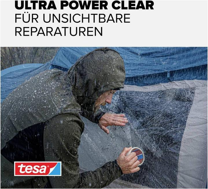 Produktbild tesa ULTRA POWER CLEAR Reparaturband (48 mm)