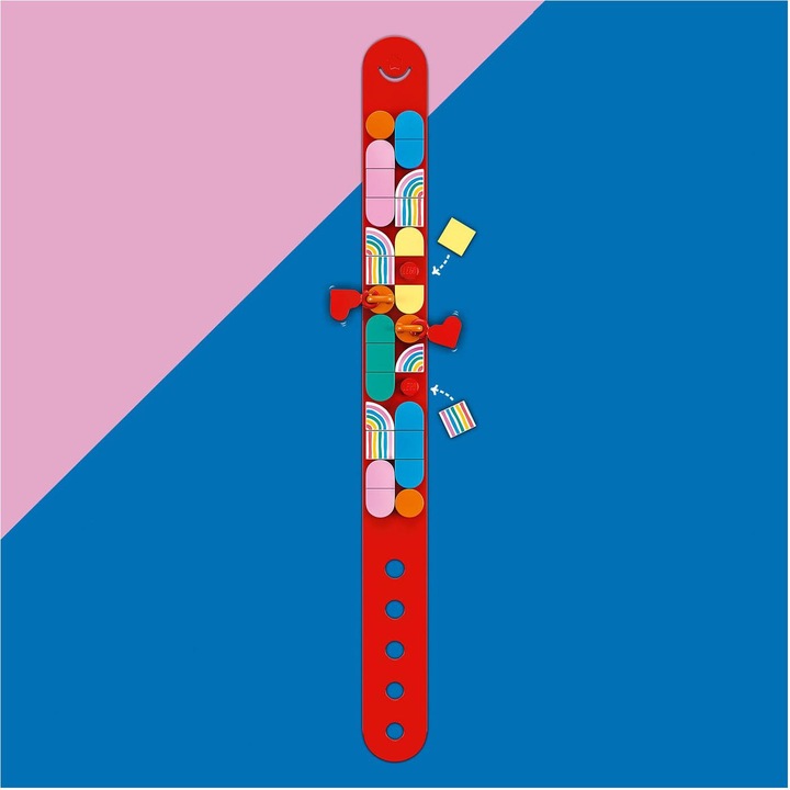 Produktbild LEGO Regenbogen Armband mit Anhängern (41953, LEGO Dots)