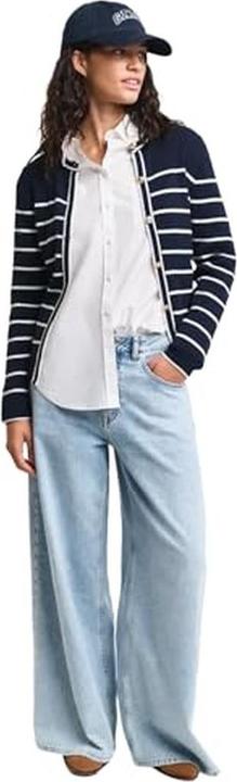 Produktbild GANT Geribbeltes Logo-Breton Cardigan (XL)