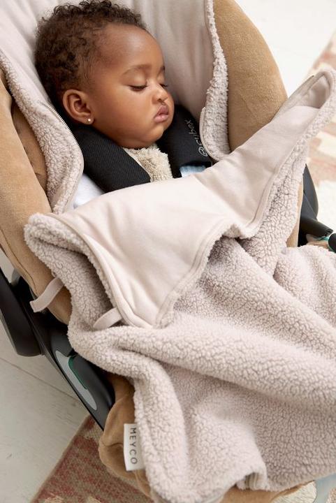 Produktbild Meyco Baby Teddy Fusssack - greige