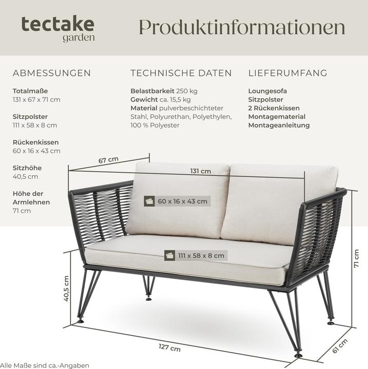 Actual product image tectake Sundo