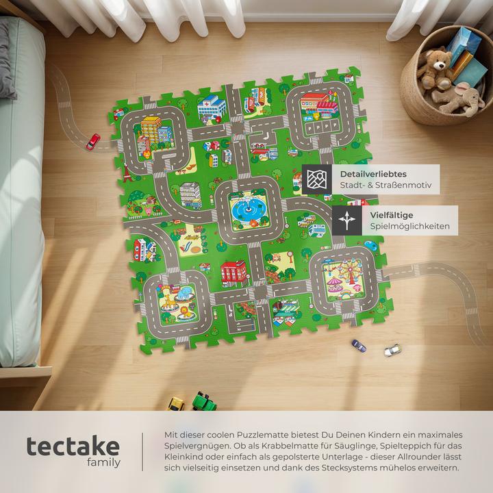 Image du produit tectake Ma ville (90 x 90 cm)