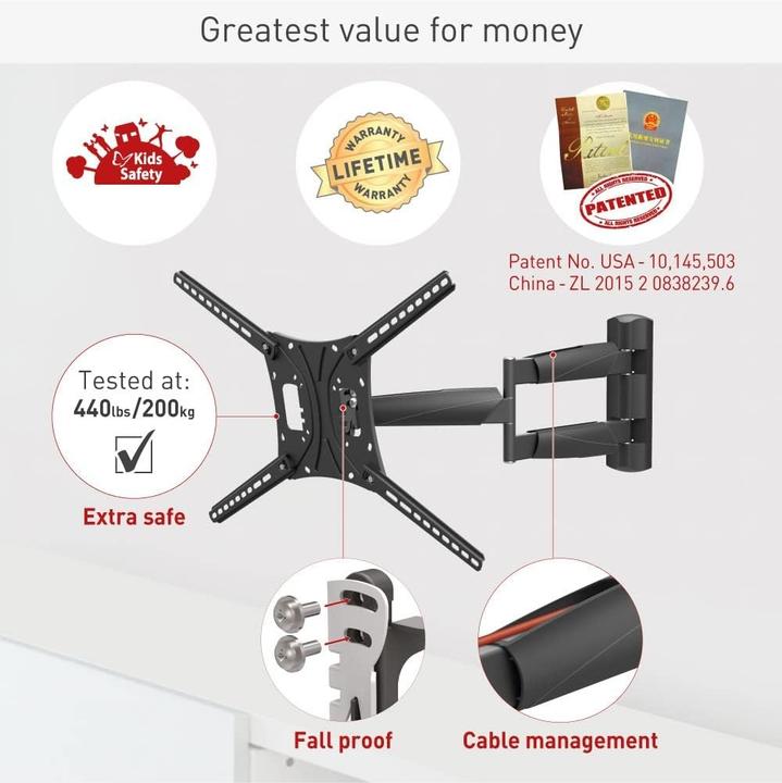 Productafbeelding Barkan WH 443 (Muur, 43 kg, 13" - 75")