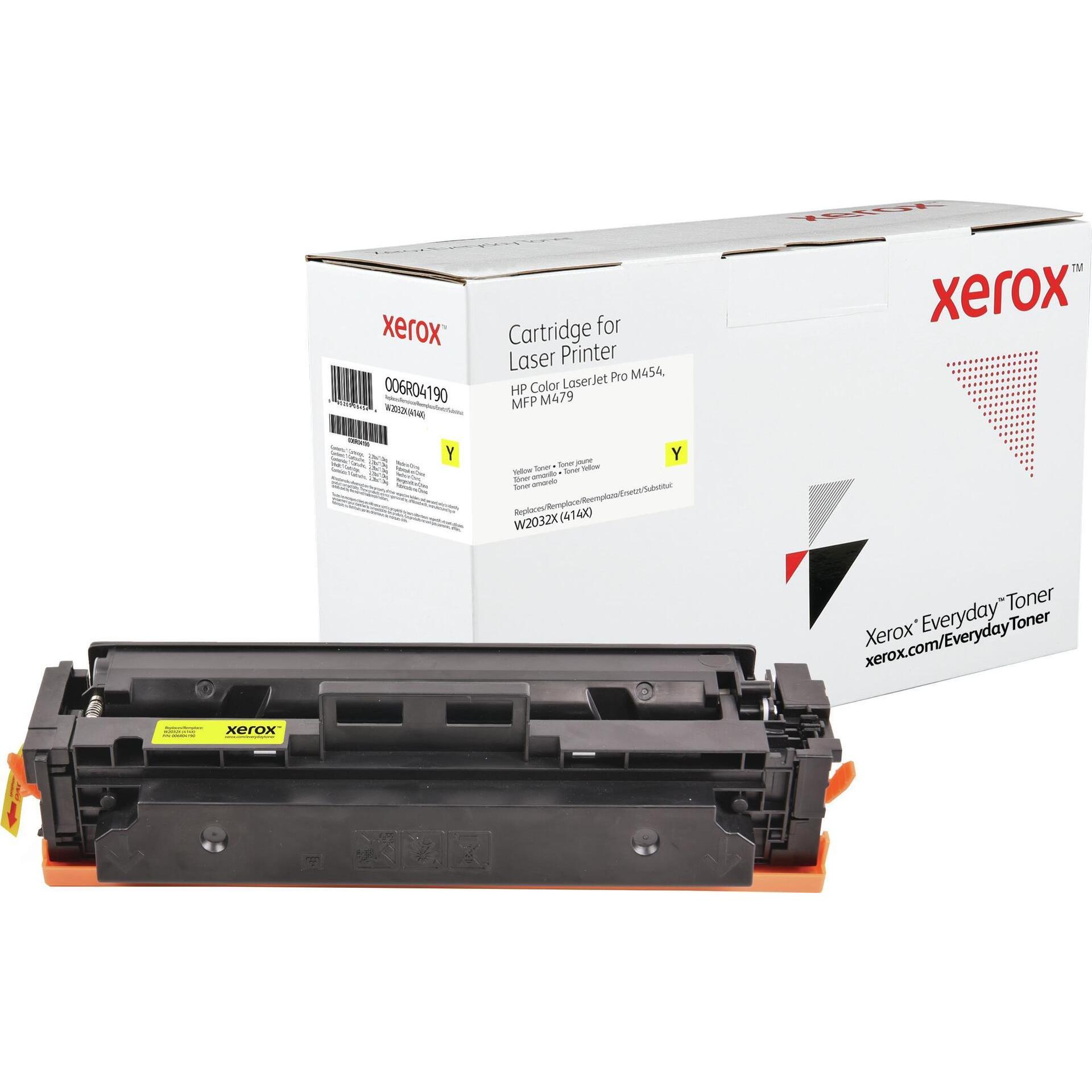Xerox, Toner, Everyday Yellow Toner compatible with HP 415X (W2032X), High Yield