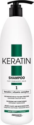 Actual product image Chantal Prosalon Keratin Hair Repair Vitamin Complex 1 Shampoo For Damaged Hair 1000g (Liquid shampoo)