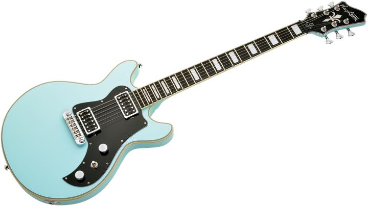 Produktbild Hagstrom E-Gitarre, Megin, Aged Sky Blue (E-Gitarre)