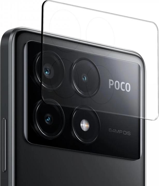 Immagine prodotto Screenguard Protezione della fotocamera Xiaomi Poco F6 Pro in vetro blindato (1 pz., Xiaomi Poco F6 Pro)