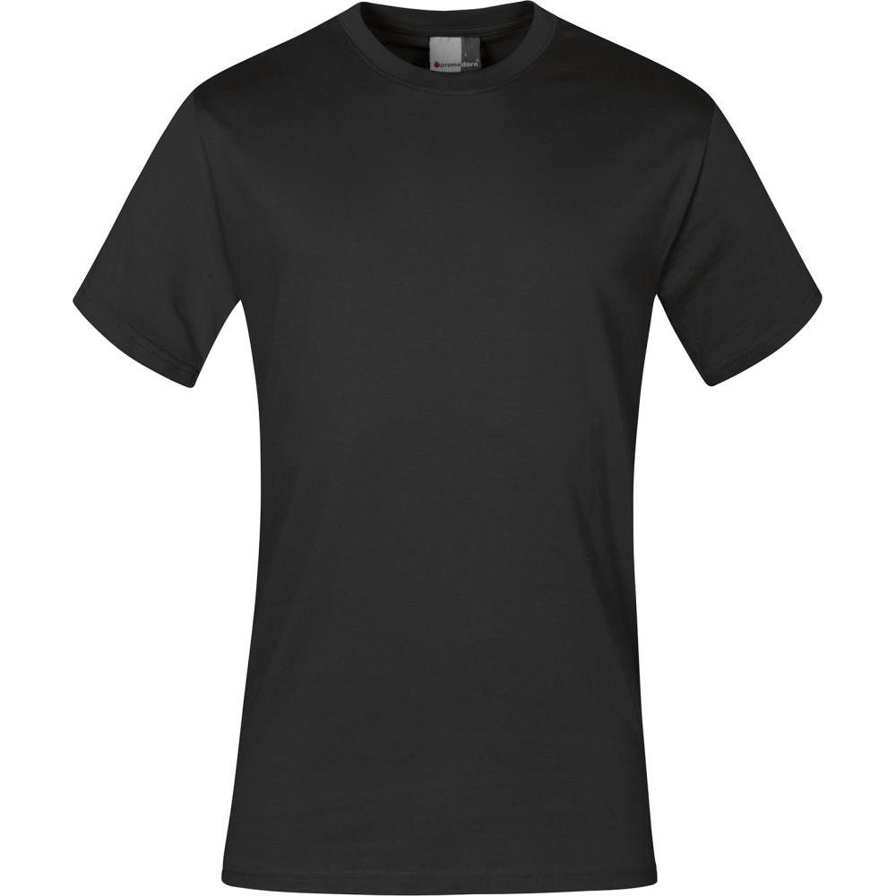 Promodoro, Herren, Shirt, Men's Premium T-Shirt Grösse L schwarz, Schwarz, (L)