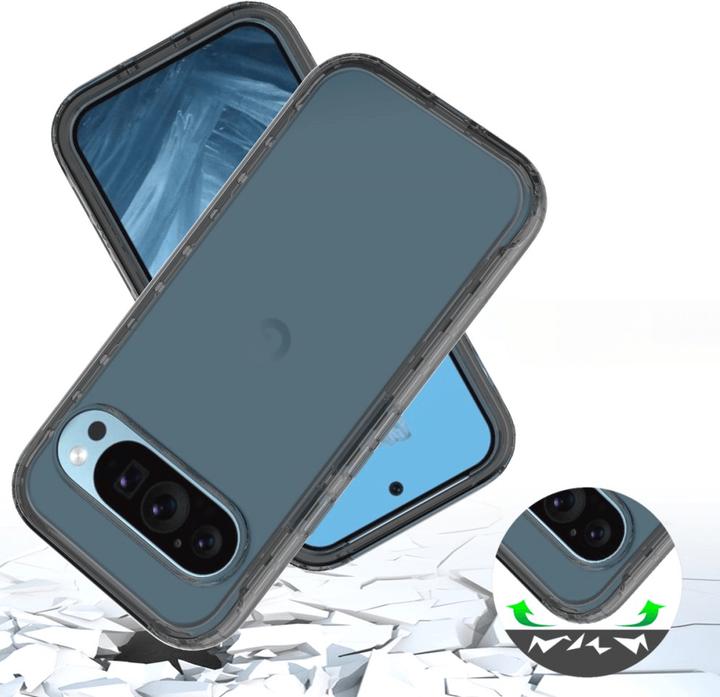 Actual product image Cover-Discount Google Pixel 9 / 9 Pro - Stossfeste Hybrid Handyhülle (Google Pixel 9, Google Pixel 9 Pro)