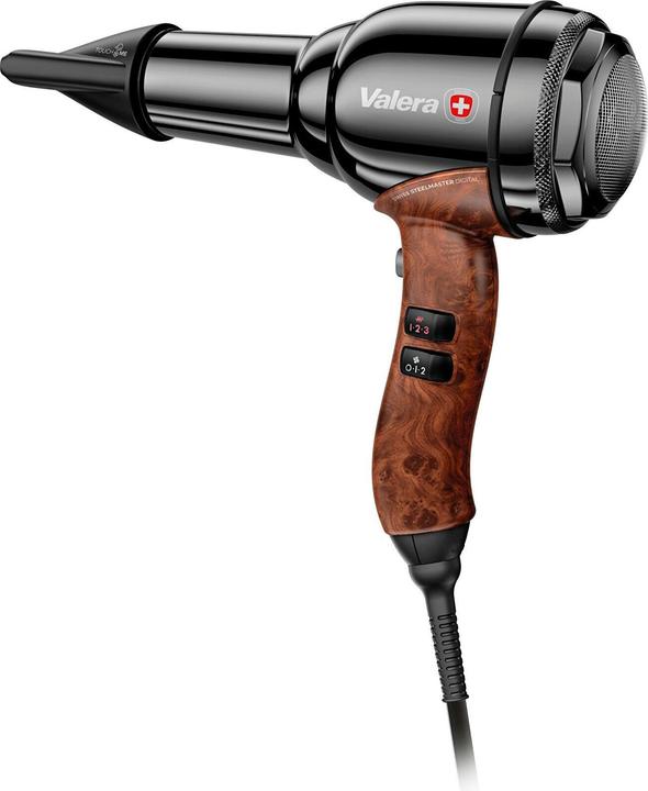 Valera Haartrockner Swiss Metal Master Digital Schwarz Chrom
