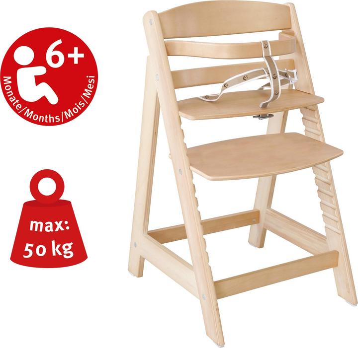 Actual product image Roba Stair high chair with seat reducer Little Stars (Stair high chair)
