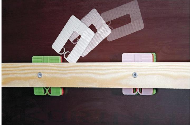 Roto GLUSKE Euroklick spacer plate 65 x 52.5 x 8 mm, grey, 500 pcs.